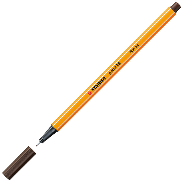 Fineliner STABILO point 88/65 fijn amber afbeelding