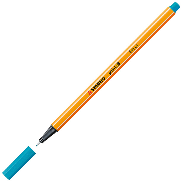 Fineliner STABILO point 88/31 fijn lichtblauw afbeelding