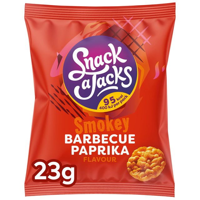 Mini rijstwafels Snack-a-Jacks barbeque paprika afbeelding