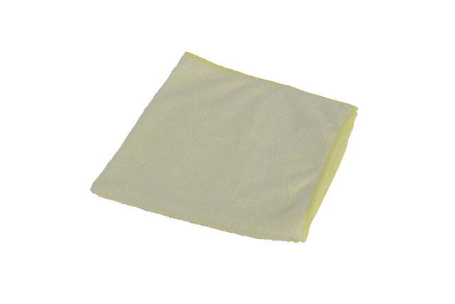 Microvezeldoek Cleaninq basic 38x38 cm geel 5 stuks afbeelding