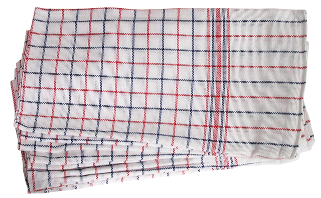 Theedoek Cleaninq nationale ruit 65x65cm 6 stuks afbeelding