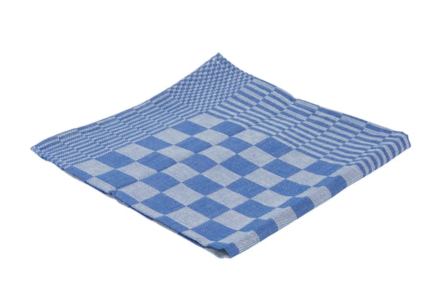 Theedoek Cleaninq blok marine 65x65cm blauw 6 stuks afbeelding