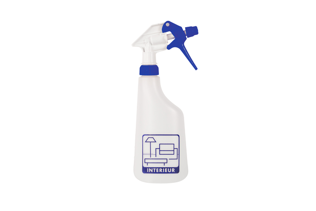 Sproeiflacon Cleaninq 600ml leeg met logo interieur afbeelding