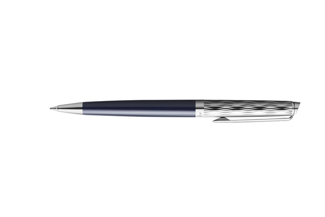 Balpen Waterman Hémisphère L&apos;essence du blue lacquer CT medium afbeelding
