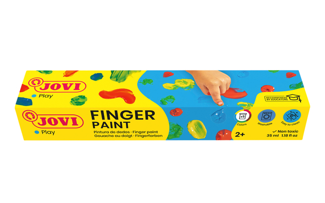 Vingerverf Jovi 35ml assorti set à 5 potjes afbeelding