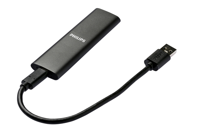 SSD Philips extern ultra speed space grey 500GB afbeelding