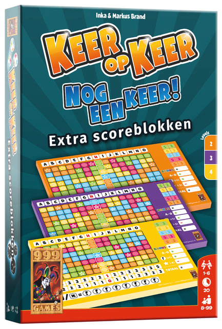 Scoreblok Keer op Keer level 2,3 en 4 afbeelding