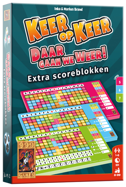 999 games Scoreblok Keer op Keer level 5 6 en 7