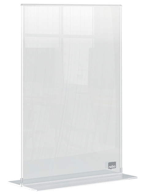 Infobord Nobo Premium Plus A5 acryl vrijstaand afbeelding