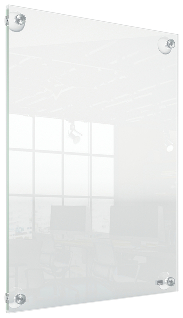 Infobord Nobo Premium Plus A3 acryl wand verplaatsbaar afbeelding