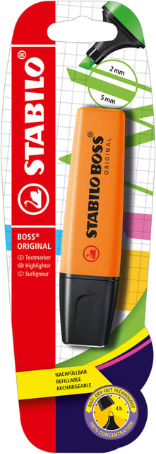 Markeerstift STABILO BOSS Original B-10141 oranje blister à 1 stuk afbeelding