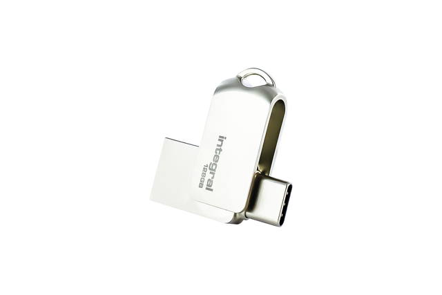 USB-stick Integral 3.0 USB-360-C Dual 128GB afbeelding