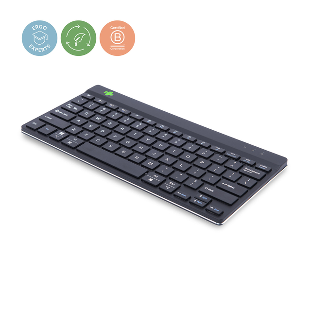 Toetsenbord R-Go Ergonomisch Compact Break QWERTY zwart afbeelding