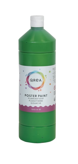 Plakkaatverf Qrea middengroen 1000ml afbeelding