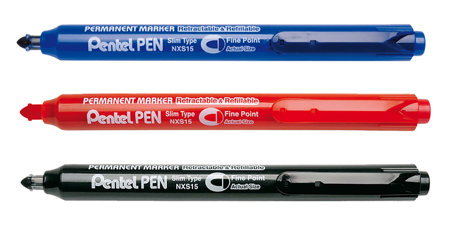 Viltstift Pentel NXS15 1mm blauw — Foto 2 van 2