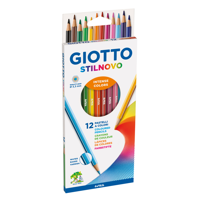 Potlood Giotto Stilnovo assorti 12 stuks afbeelding