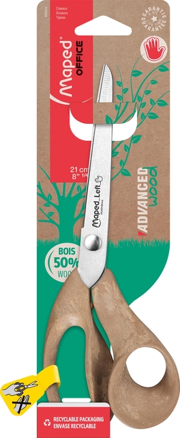Schaar Maped Advanced Wood 21cm links afbeelding