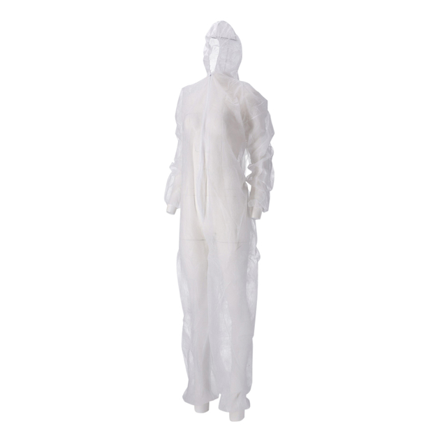 Overall CMT XXL non-woven ritssluiting PP wit — Foto 2 van 2