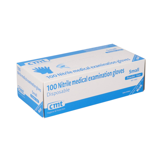 Handschoen CMT S nitril blauw afbeelding