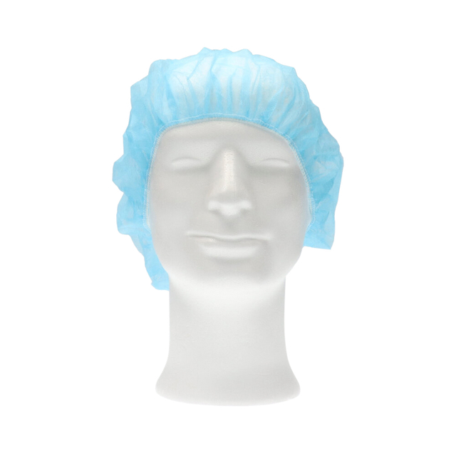 Haarnet CMT bouffant non-woven M 50cm PP blauw afbeelding