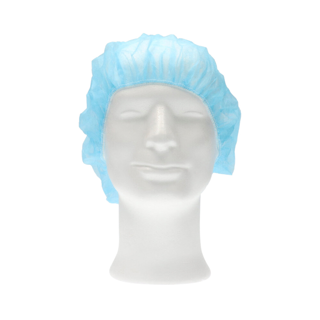 Haarnet CMT bouffant non-woven L 53cm PP blauw 100 stuks afbeelding