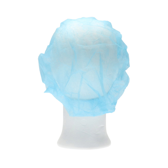 Haarnet CMT bouffant non-woven L 53cm PP blauw 100 stuks — Foto 2 van 2