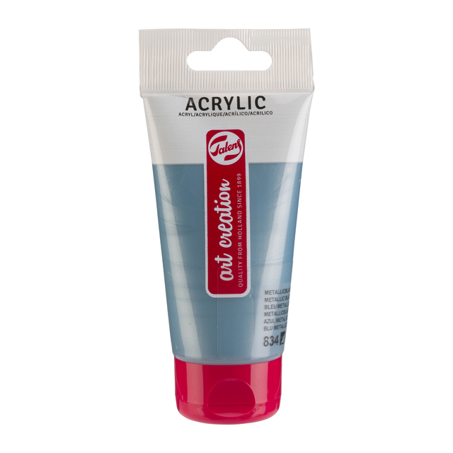 Acrylverf Talens Art Creation 834 metallicblauw tube à 75ml afbeelding