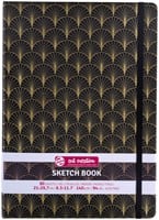 Schetsboek Talens Art Creation 80 witte vellen 140gr 210x297mm art deco