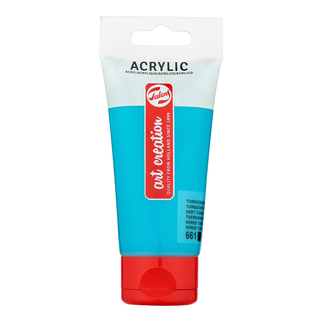 Acrylverf Talens Art Creation 661 turkooisgroen tube à 75ml afbeelding