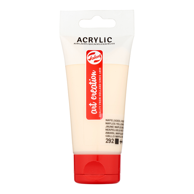 Acrylverf Talens Art Creation 292 napelsgeel rood licht tube à 75ml afbeelding