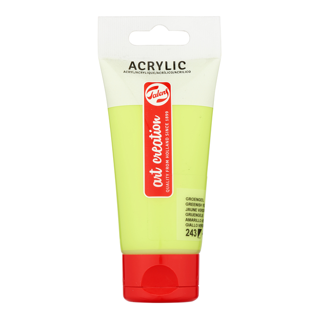 Acrylverf Talens Art Creation 243 groengeel tube à 75ml afbeelding