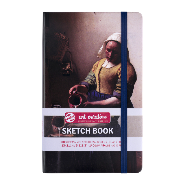 Schetsboek Talens Art Creation 80 witte vellen 140gr 130x210mm Het melkmeisje afbeelding