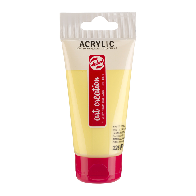 Acrylverf Talens Art Creation 226 pastelgeel tube à 75ml afbeelding