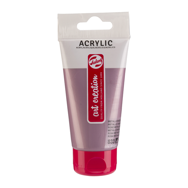 Acrylverf Talens Art Creation 833 metallicroze tube à 75ml afbeelding