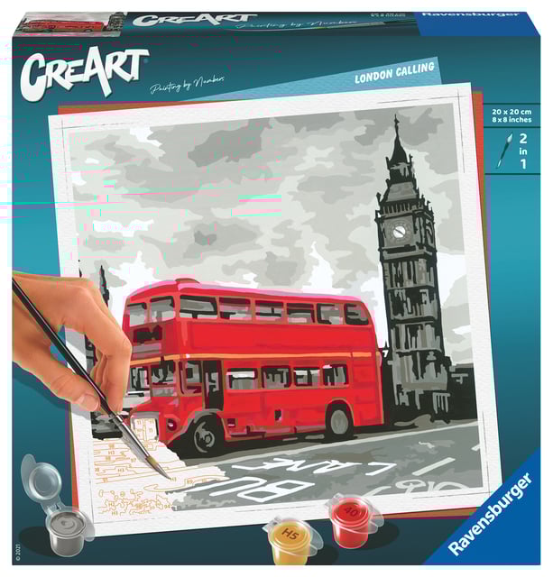 Schilderen op nummers CreArt London afbeelding