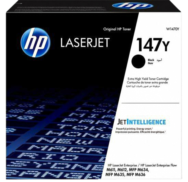 Tonercartridge HP W1470Y 147Y zwart afbeelding