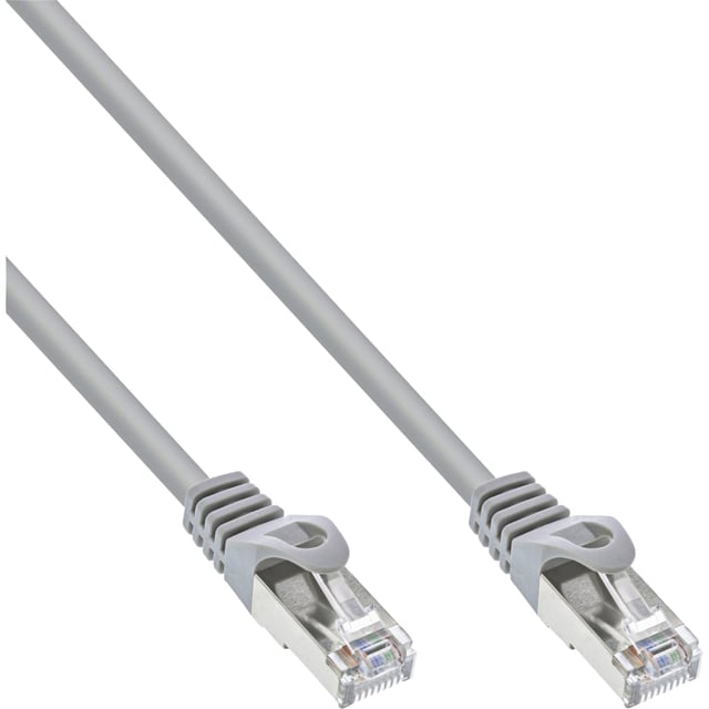 Kabel InLine Cat.5e U UTP 5 meter grijs afbeelding