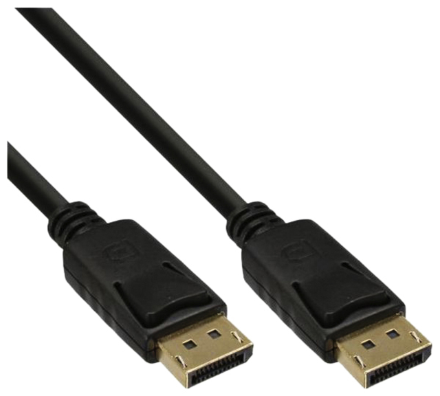 Kabel inLine displayport 4K60HZ M-M 3 meter zwart afbeelding