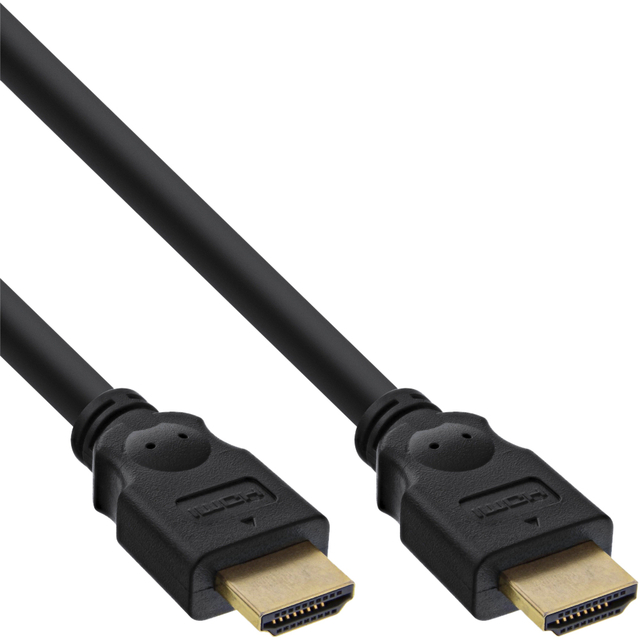 Kabel inLine HDMI 1080P M-M 3 meter zwart afbeelding