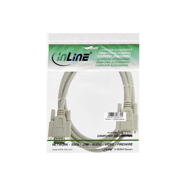 Kabel InLine S VGA 15HD M-M 2 meter beige en grijs — Foto 2 van 2