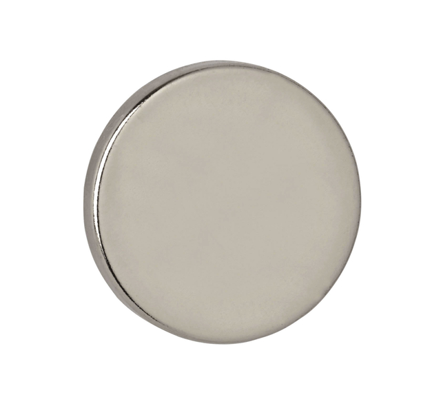 Magneet MAUL Neodymium rond 20x3mm 4.2kg 4 stuks afbeelding
