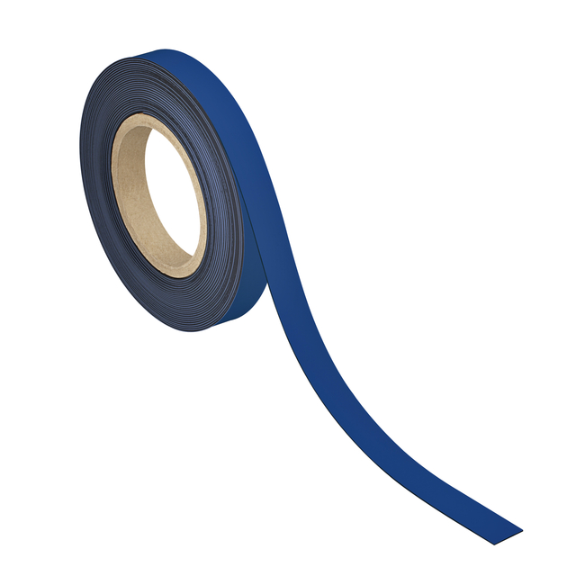 Magneetband MAUL beschrijf- wisbaar 10mx20mmx1mm blauw afbeelding