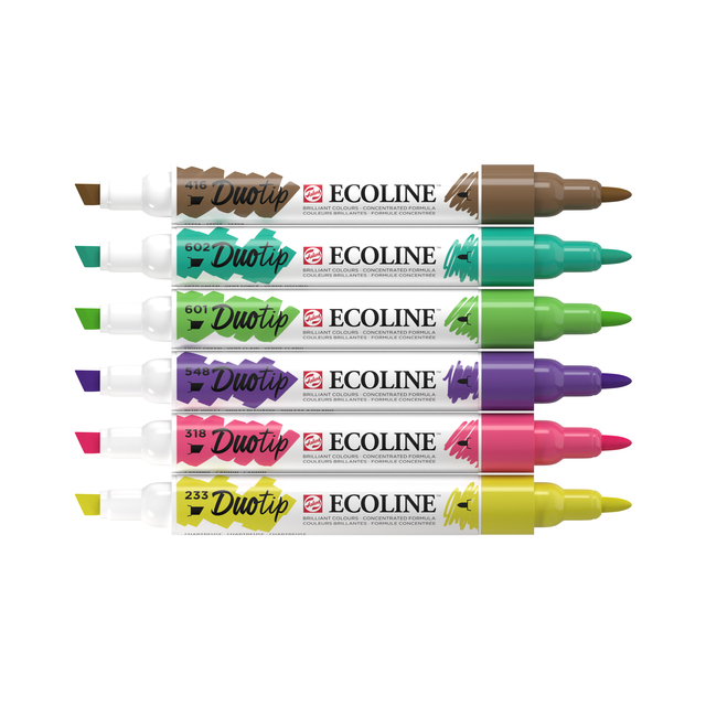 Duotip Talens Ecoline set à 6 stuks botanisch — Foto 2 van 2