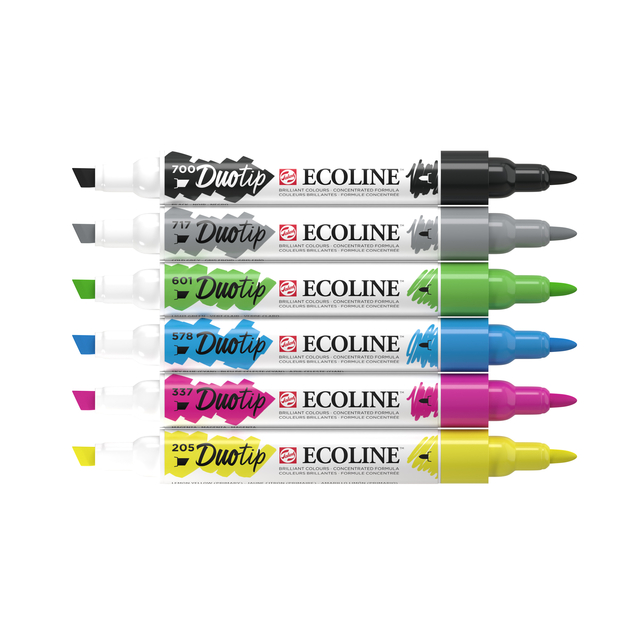 Duotip Talens Ecoline set à 6 stuks basis — Foto 2 van 2