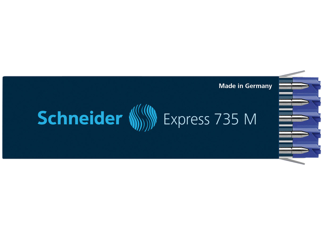 Balpenvulling Schneider Express 735 medium blauw — Foto 2 van 2
