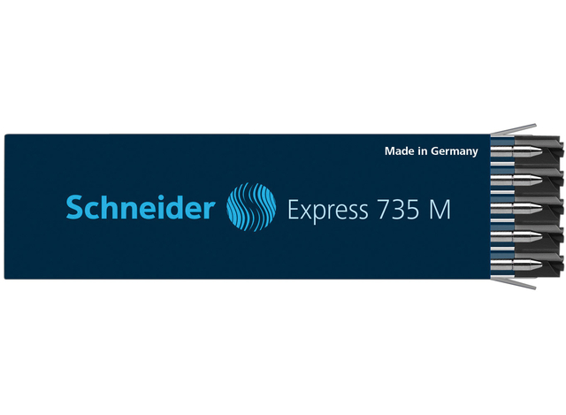 Balpenvulling Schneider 735 Express medium zwart — Foto 2 van 2