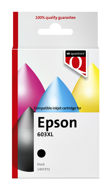 Inktcartridge Quantore alternatief tbv Epson 603XL zwart afbeelding