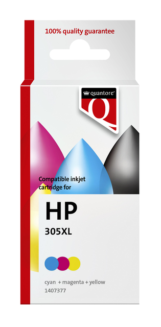 Inktcartridge Quantore alternatief tbv HP 305XL kleur afbeelding