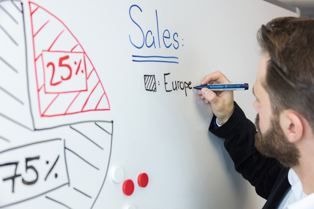 Whiteboardmarker Schneider Maxx 290 rond 2-3mm assorti 3+1 gratis — Foto 2 van 2