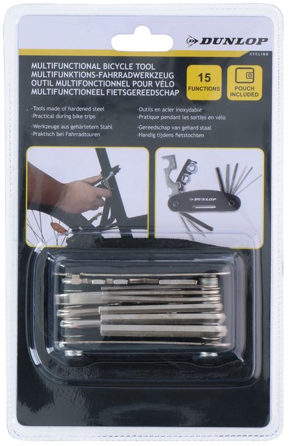 Fietsgereedschap Dunlop met 15 functies afbeelding